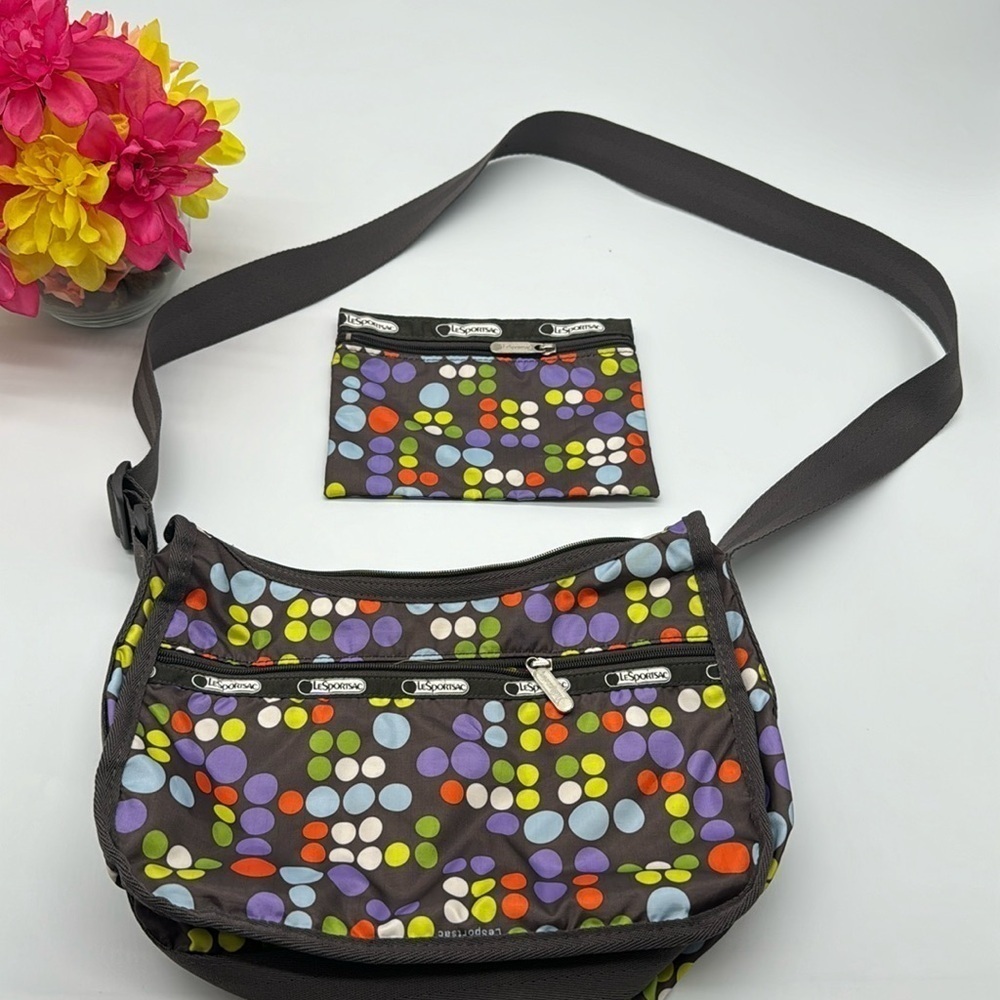 LeSportsac  Multicolor Lightweight Nylon Bag with Pouch NYB5614K